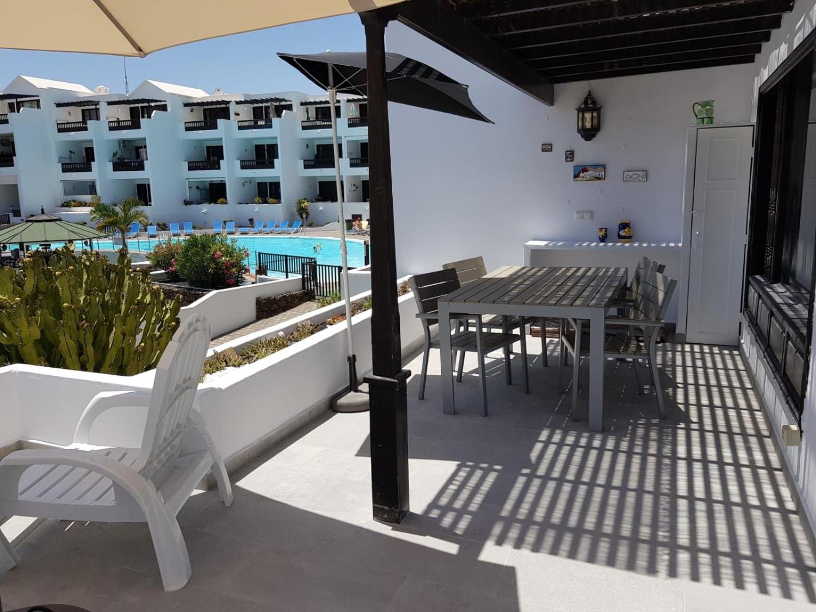 Playa Bastian 2 Habs 2 Banos Y Super Terraza Apartman Costa Teguise Kültér fotó