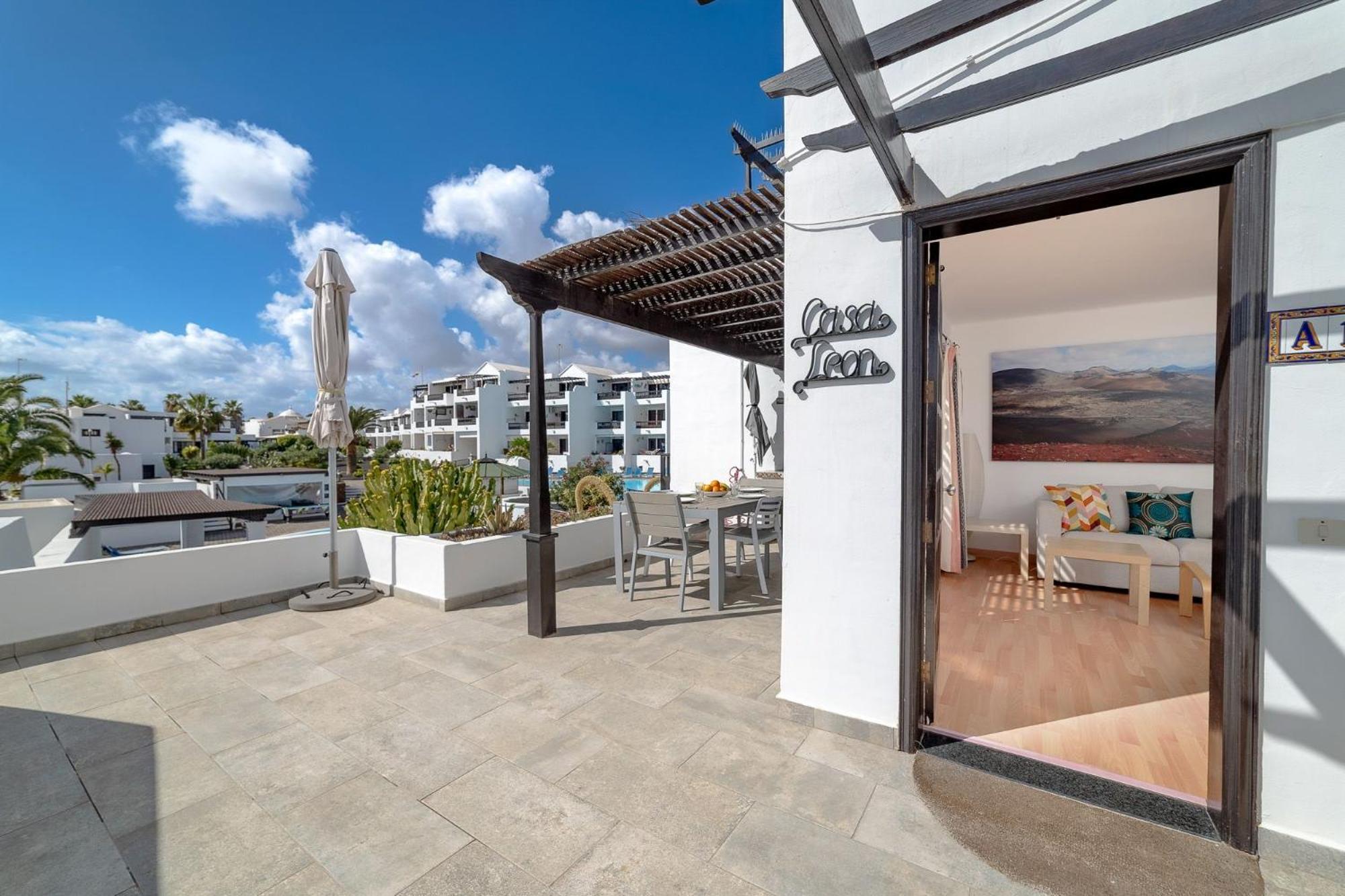 Playa Bastian 2 Habs 2 Banos Y Super Terraza Apartman Costa Teguise Kültér fotó